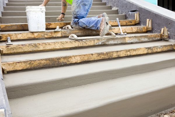Concrete Steps Pouring in Owings Mills