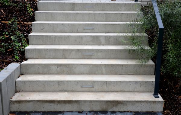 Poured Step Installation in Owings Mills