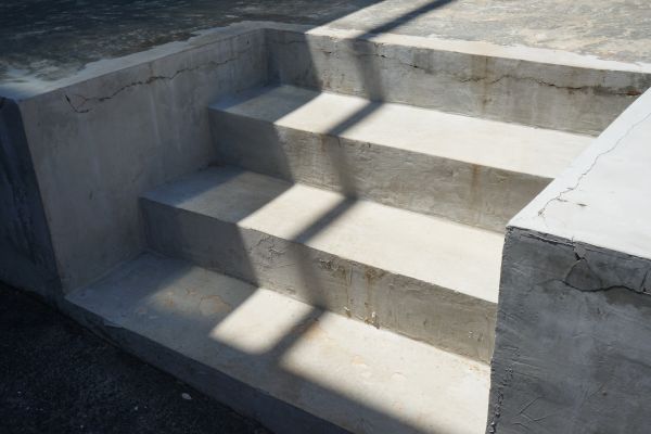Poured Steps Installation in Owings Mills