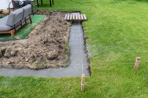 Cement Footer Installation in Owings Mills