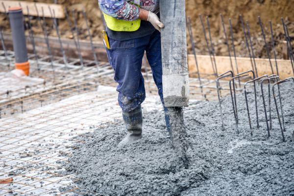 Cabin Foundation Pouring in Owings Mills